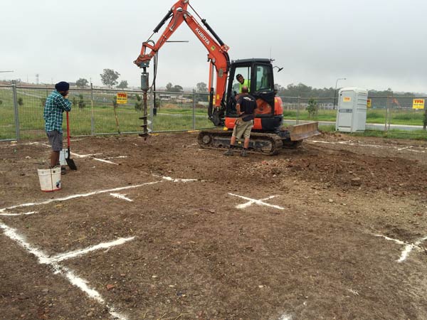 Excavations and Pier Holes