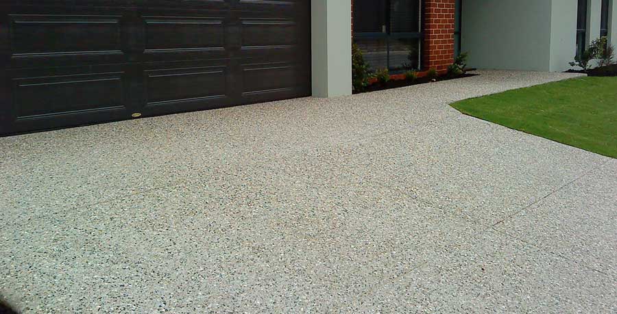 Exposed Aggregate Driveway